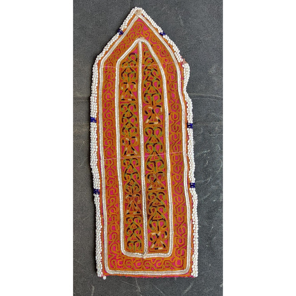 Kuchi Embroidered Pouch Wallet Central Asian Handmade Beaded Rectangles - Picture 2 of 7